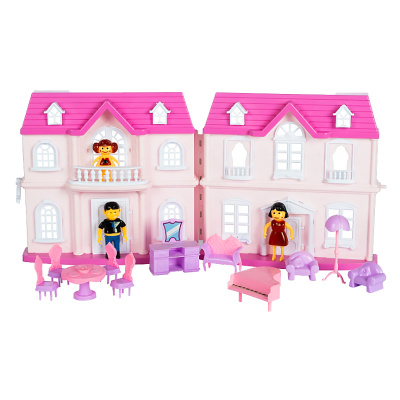 Кукольный домик House Euit Family 3 куклы подсветка 1000186 1